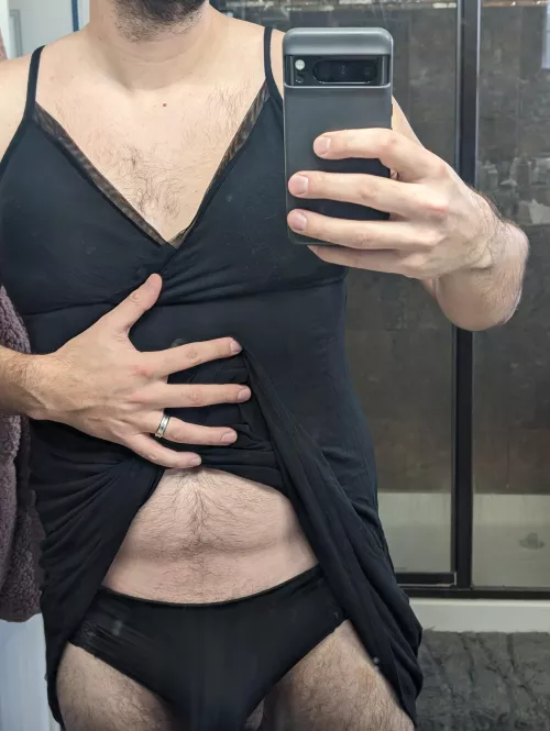 (35) wife's out of town. Getting naughty.