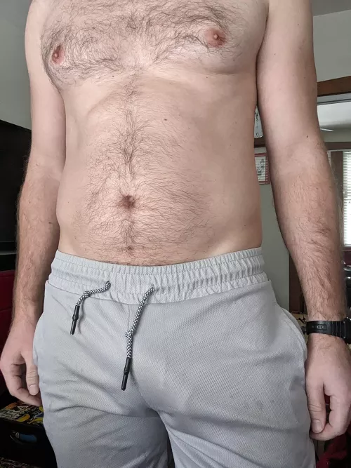 Always horny when I get home from the gym