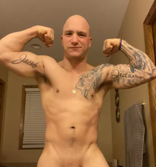 Bald in all the right places ;)