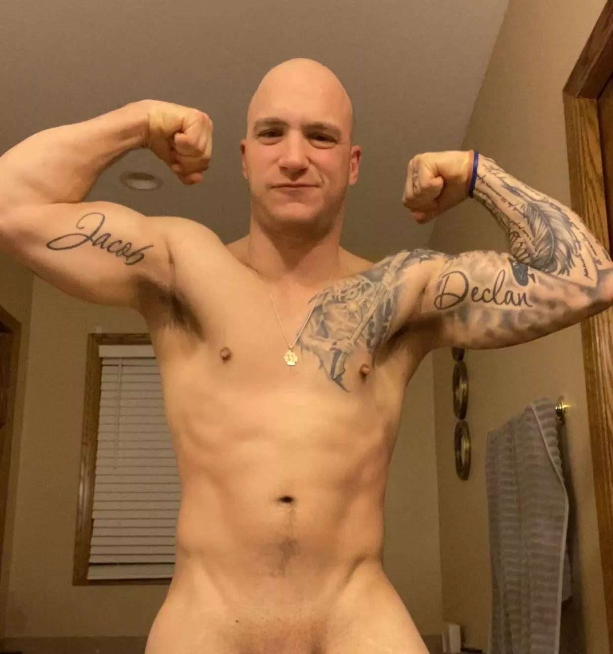 Bald in all the right places ;)