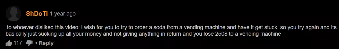 bro was not having it