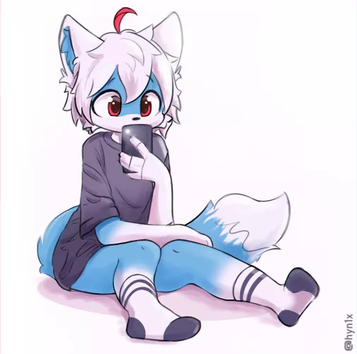 ^ ^ / by @hyn1x on twitter