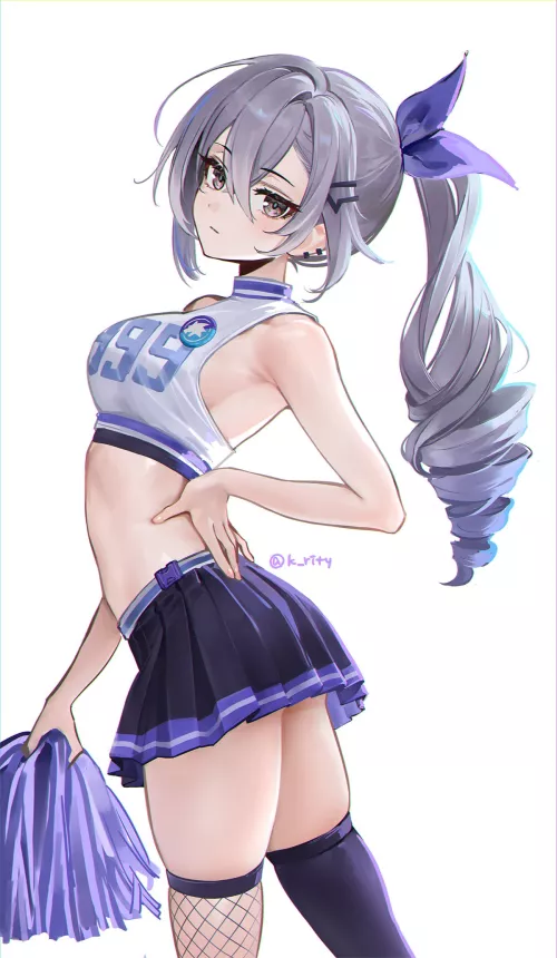 Cheerleader Silver Wolf