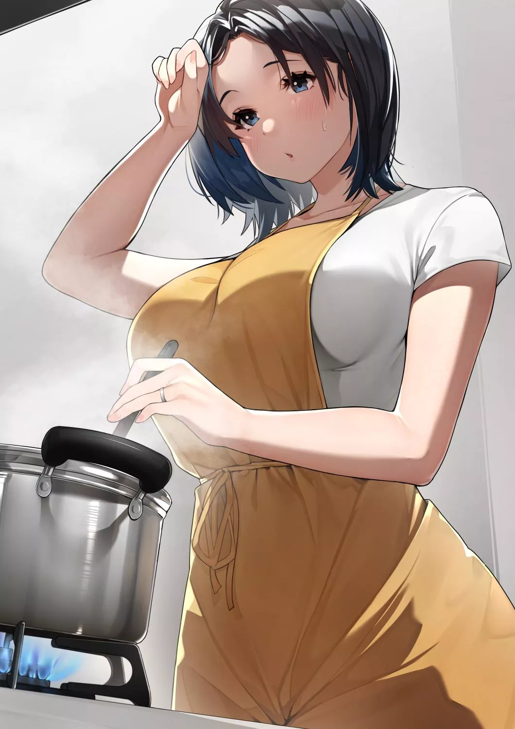 cute milf cooking [original]
