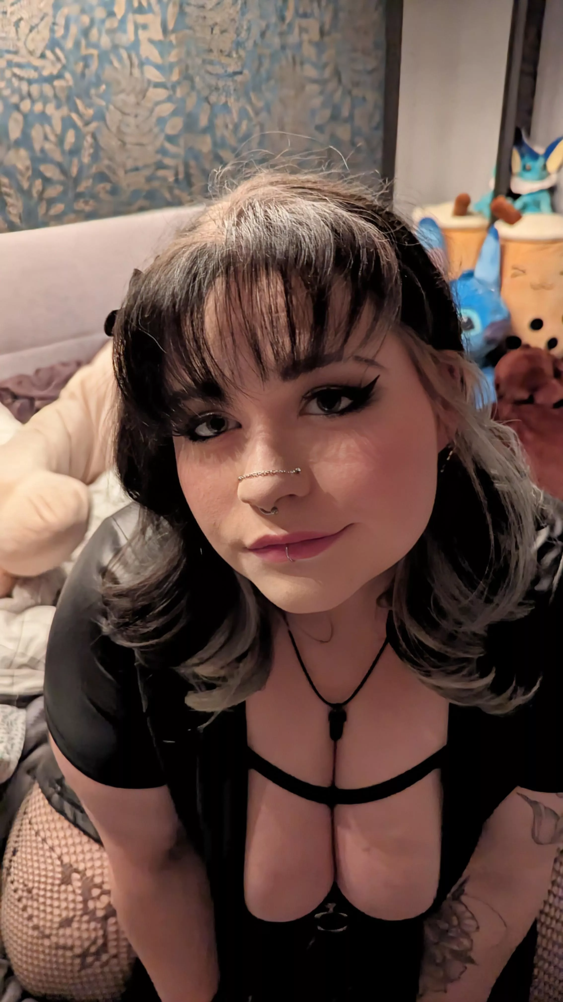 Do you need a 19 yo chubby goth slut addicted to cum?