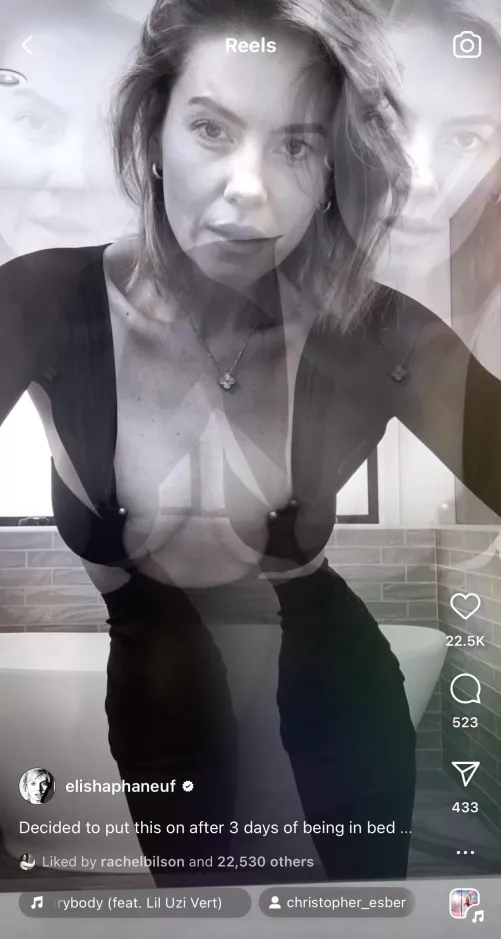 Elisha Cuthbert from Instagram.