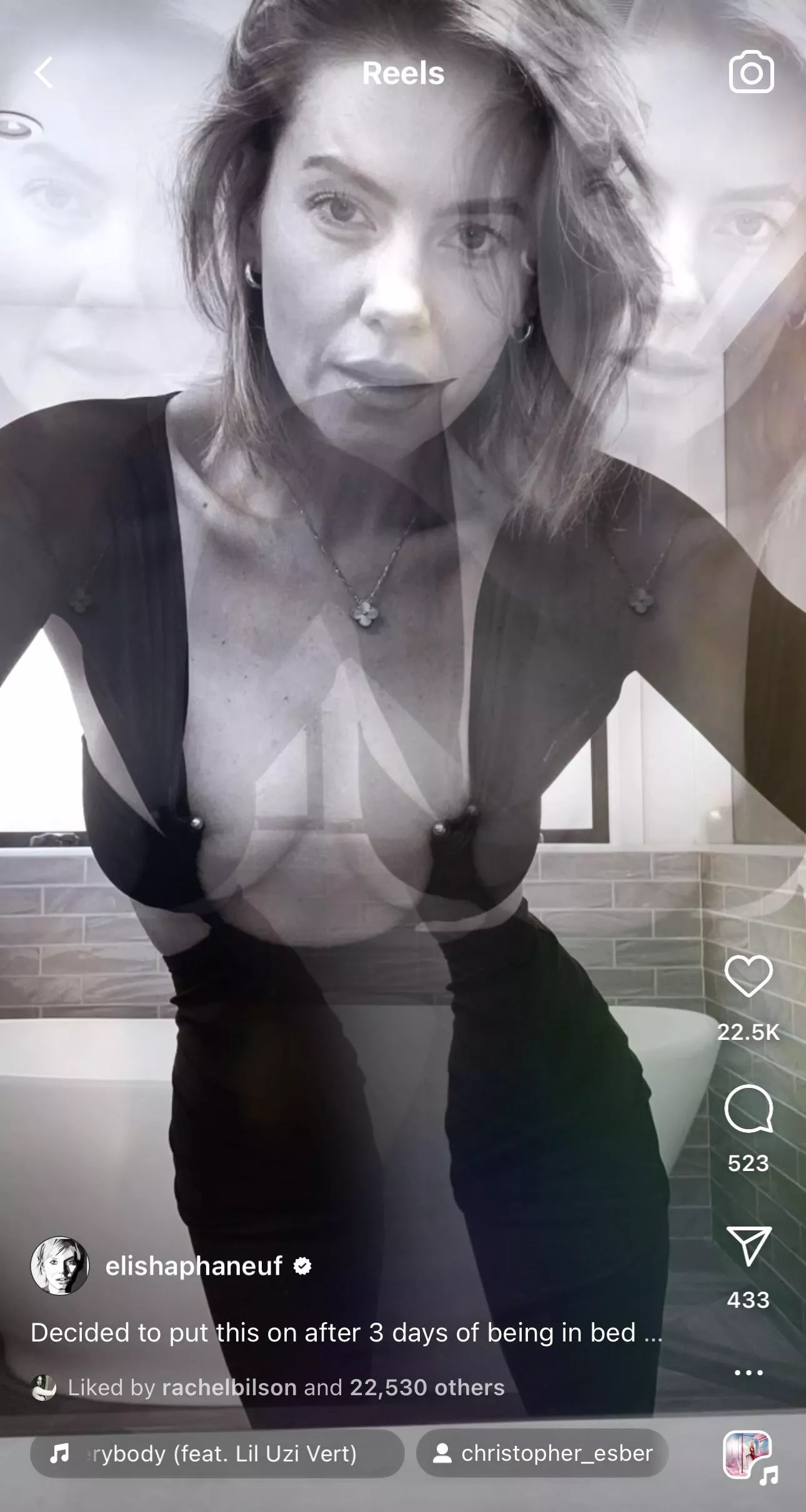 Elisha Cuthbert from Instagram.