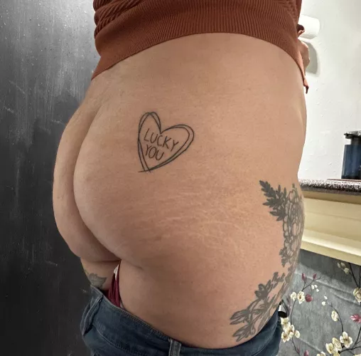 Enjoying my new tattoo, sharing for you to enjoy as well