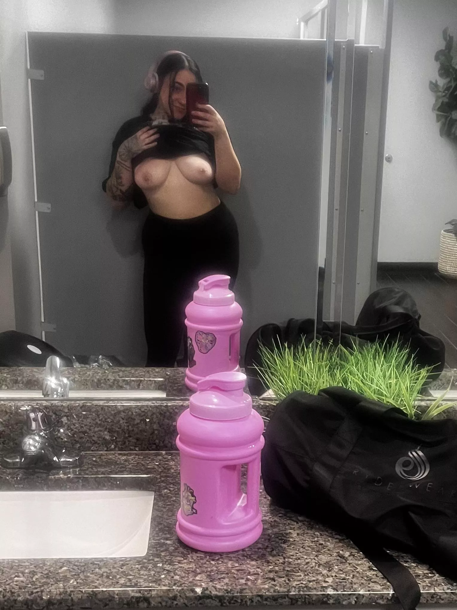 fuck me over the bathroom counter