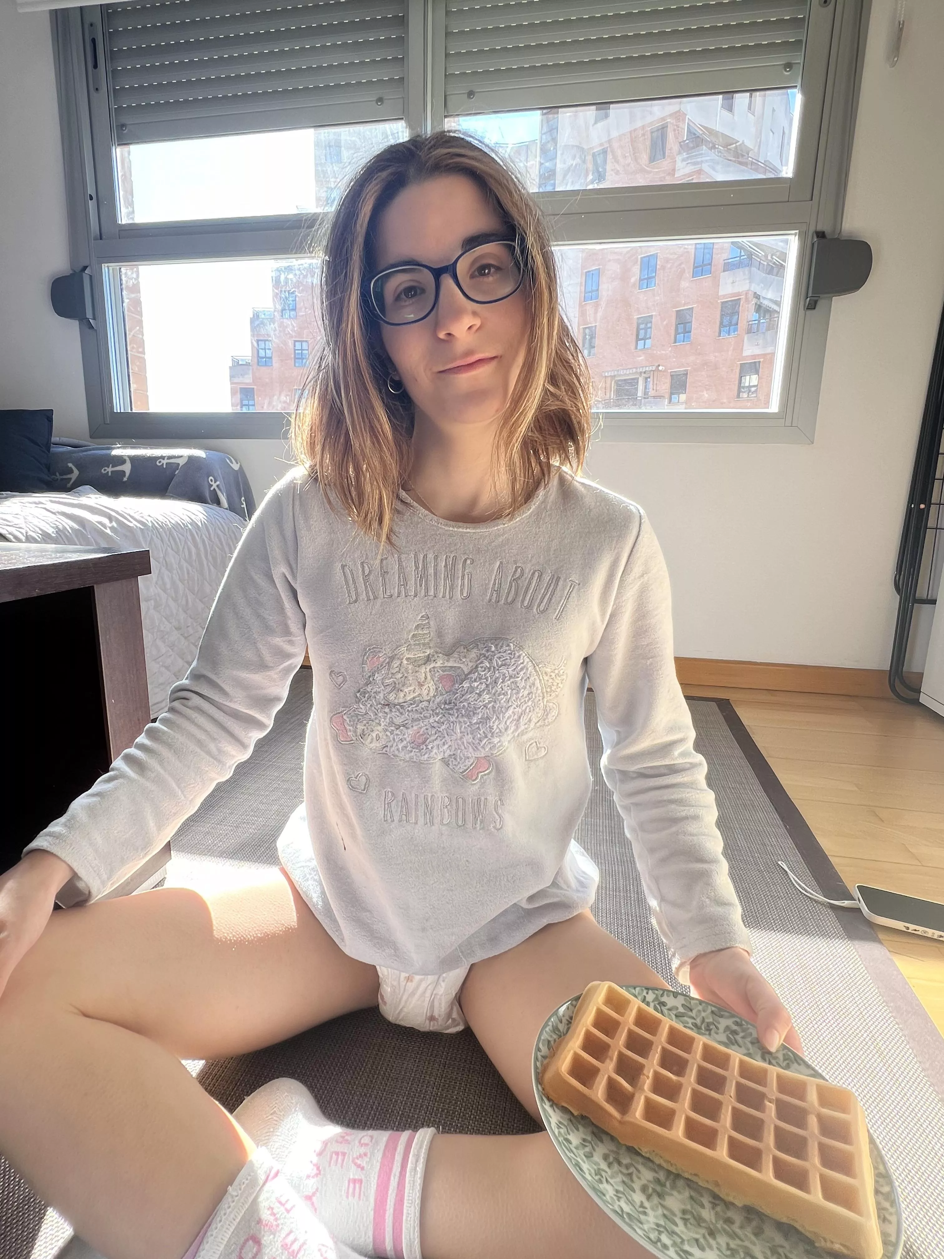 Good morning, I like waffles and diapers.