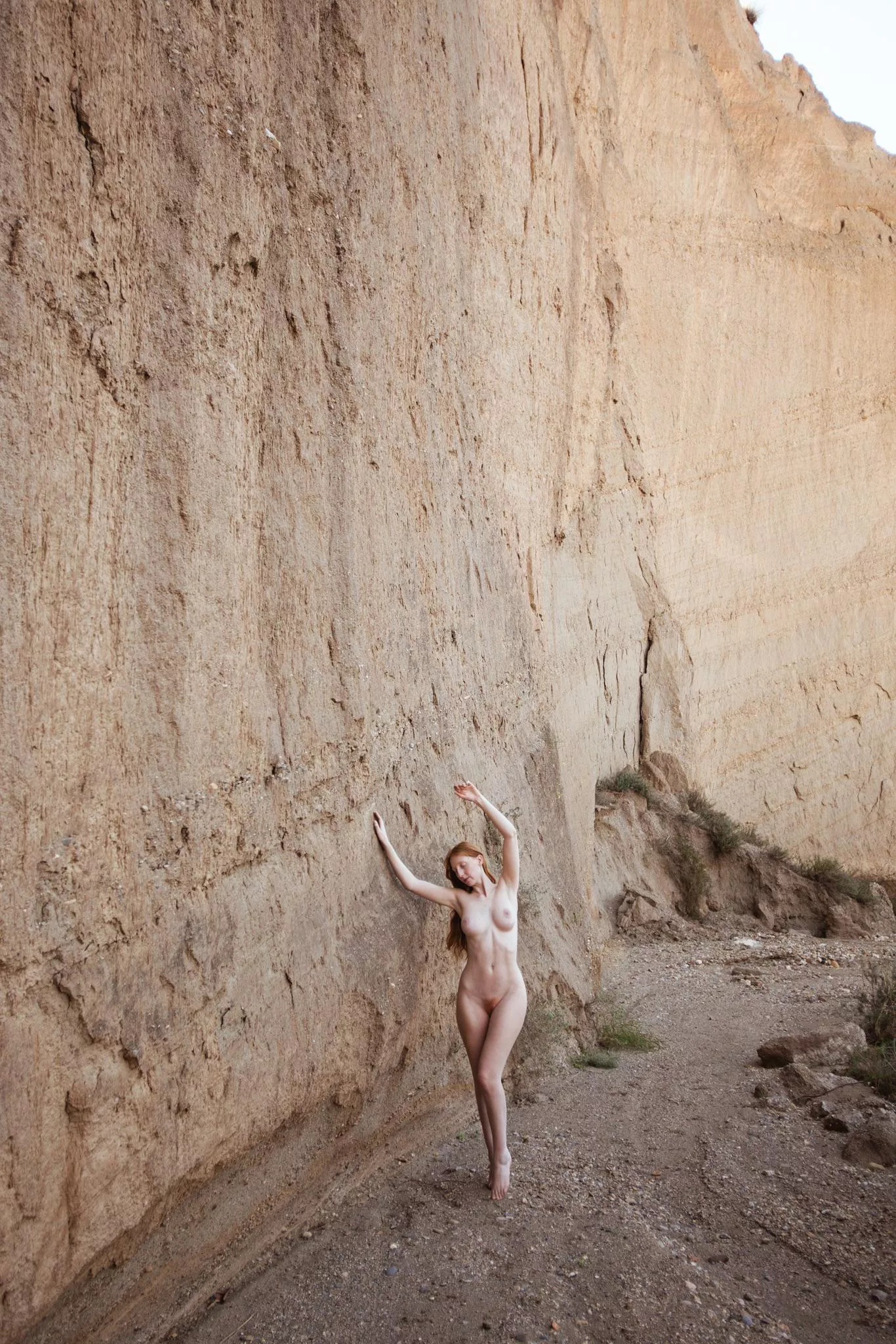 Had to pose next to this amazing cliff