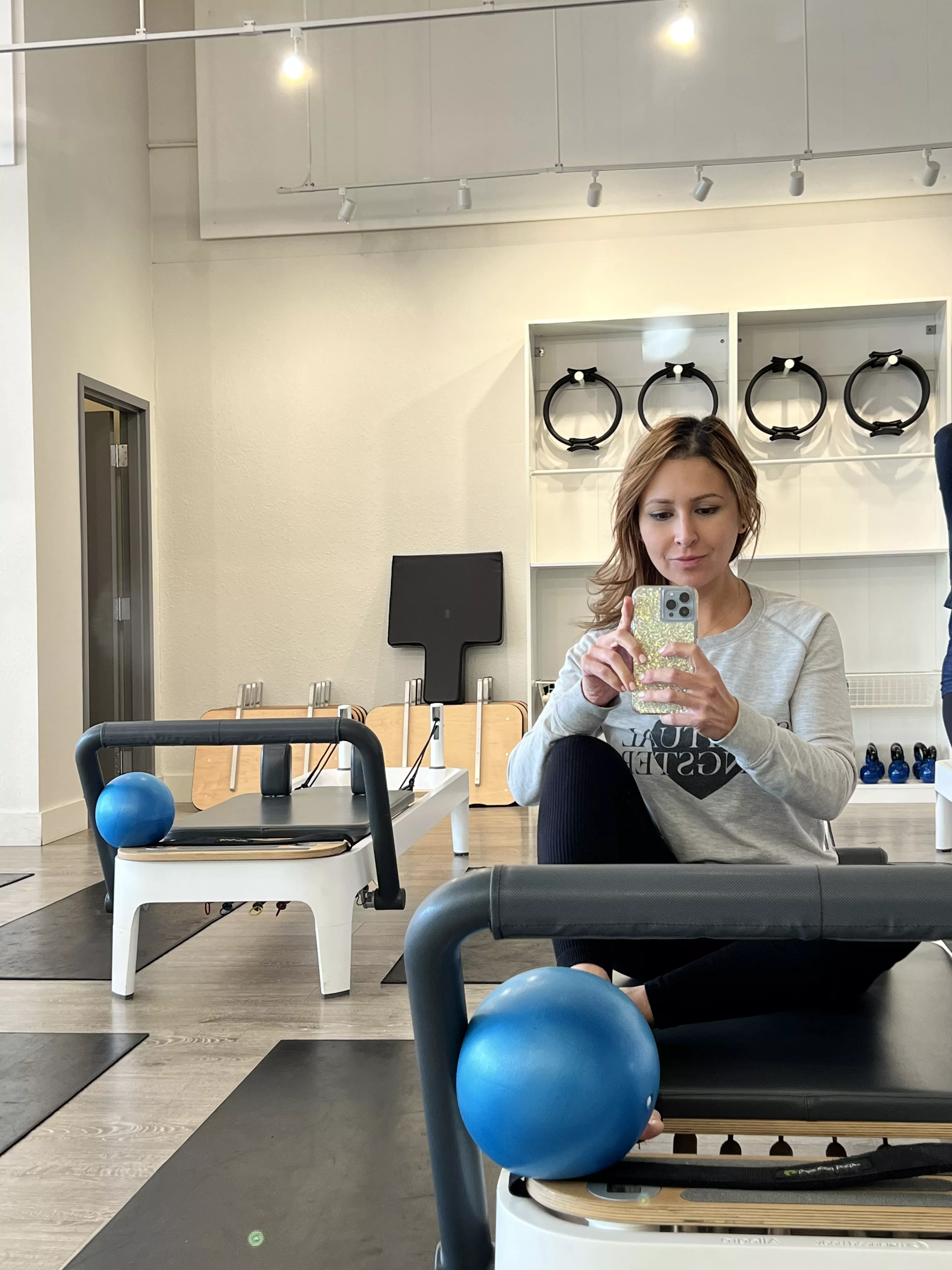 I started my day with pilates