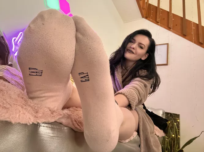 I'll keep my sock on while we are in bed together [F]