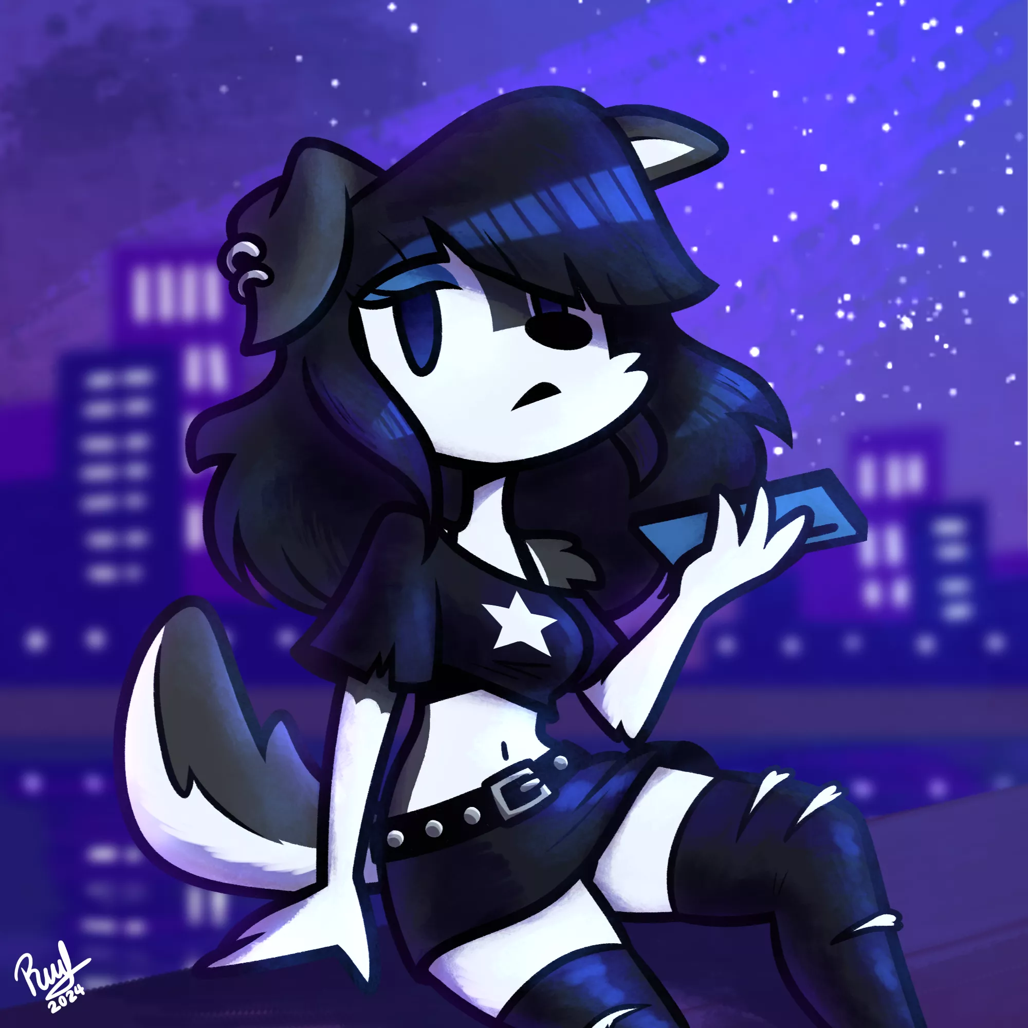 Just a goth girl (by me)