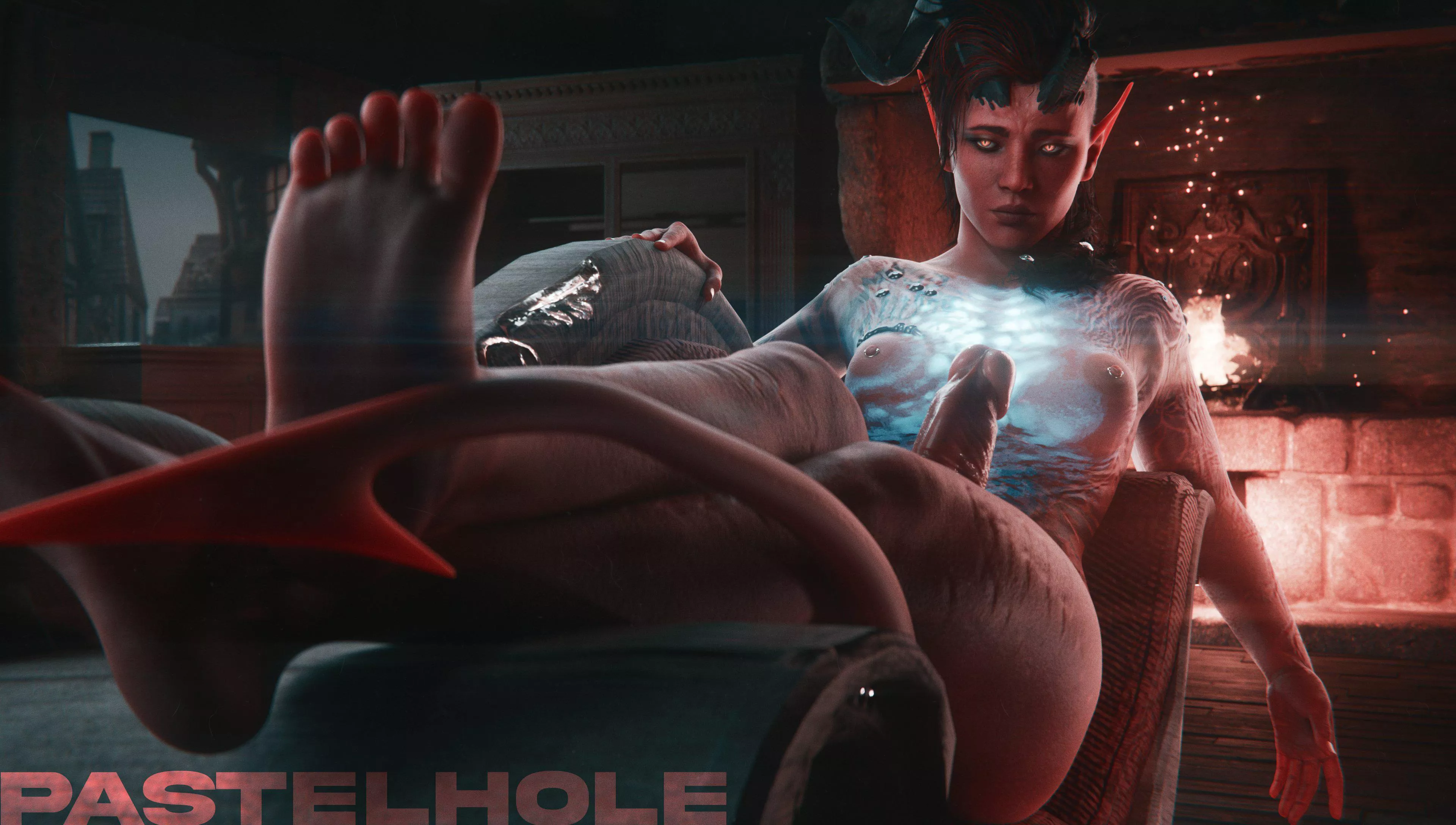 Karlach, (pastelhole) [Baldur's Gate 3]