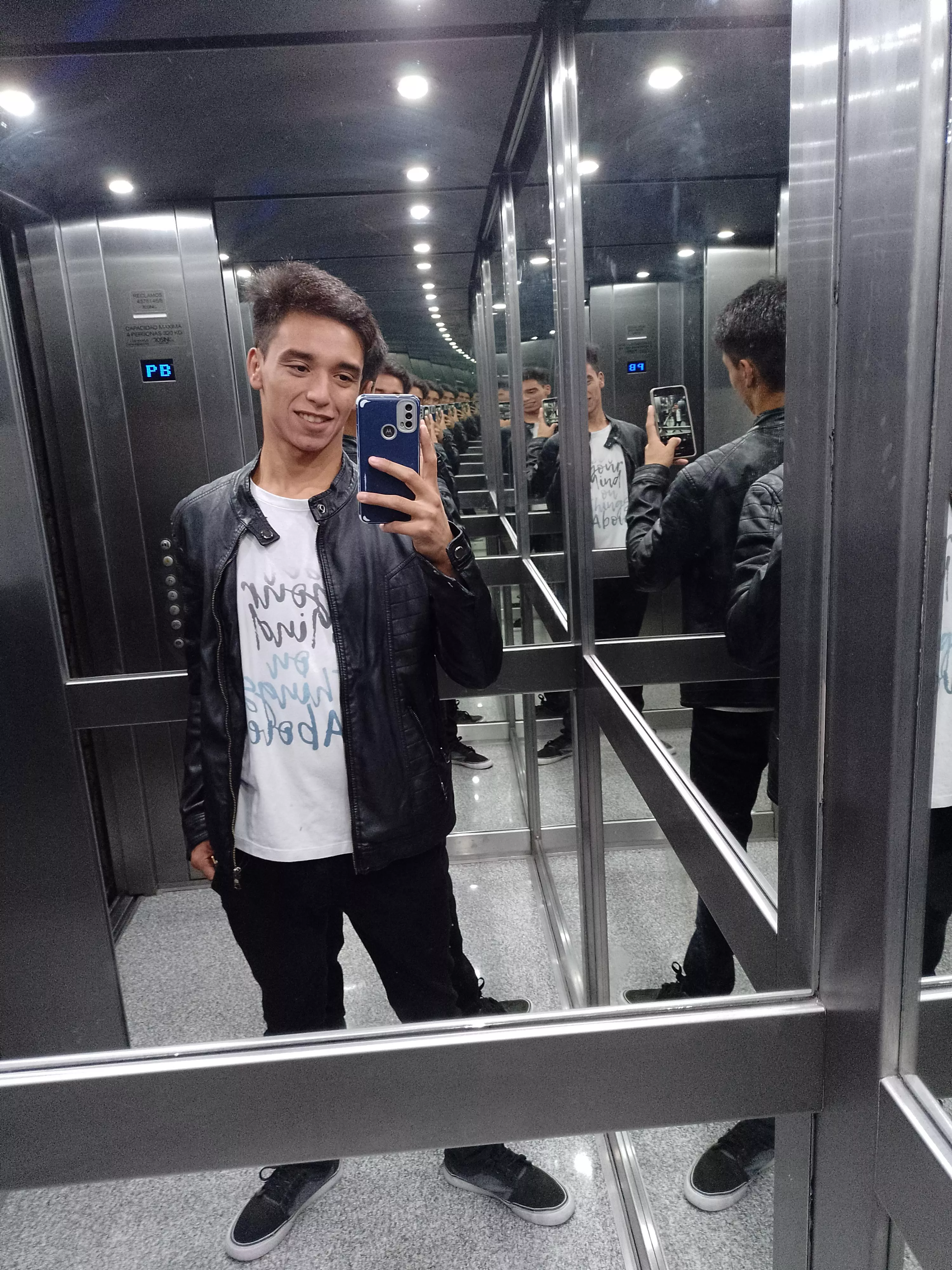 Last night's photo in the elevator could not be missed.