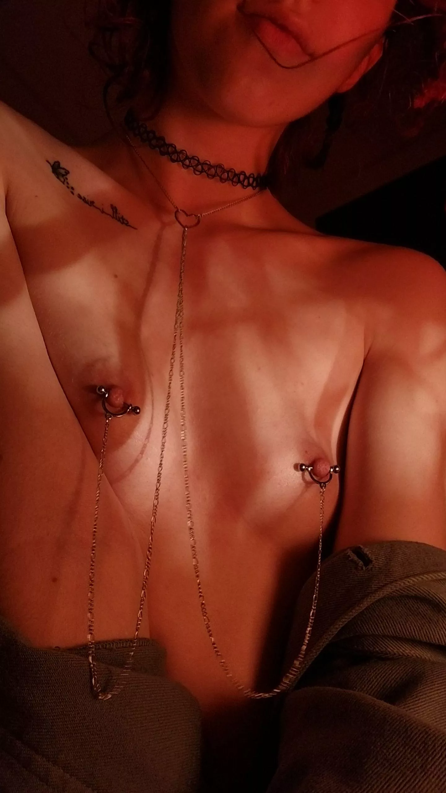 little, pierced and perky