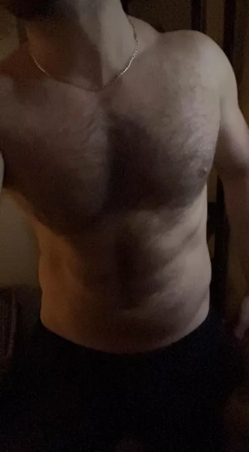 My chest is very comfortable