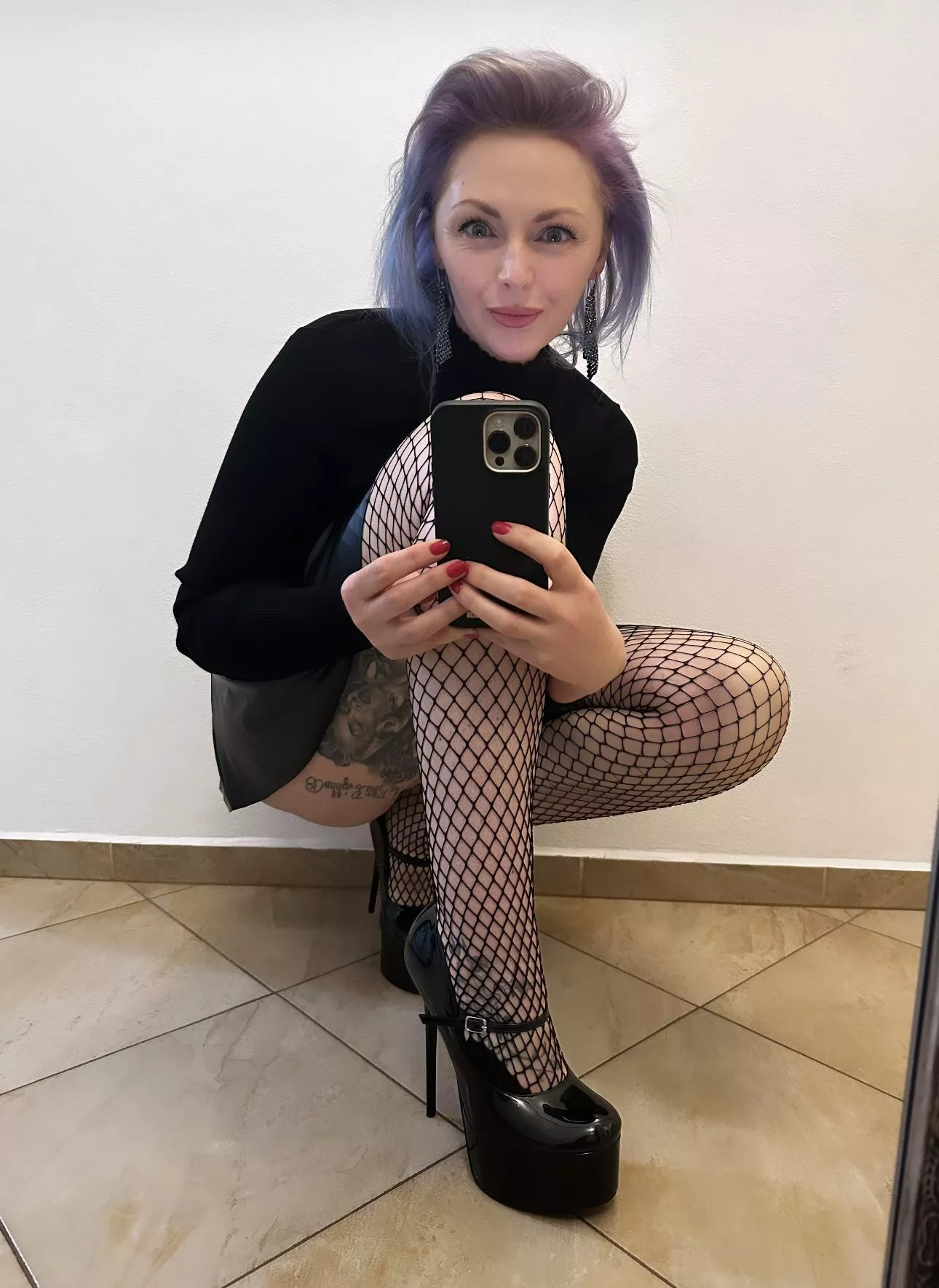 My heels express my attitude.