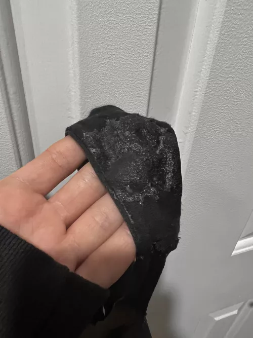 my panties after just a short gym session 🖤