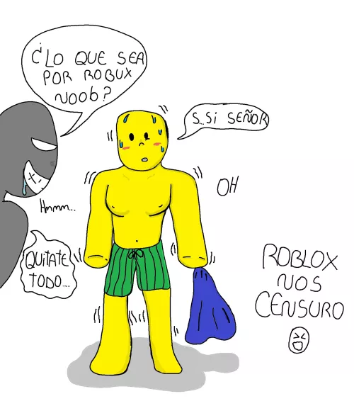 Noob hace lo que sea por robuxs