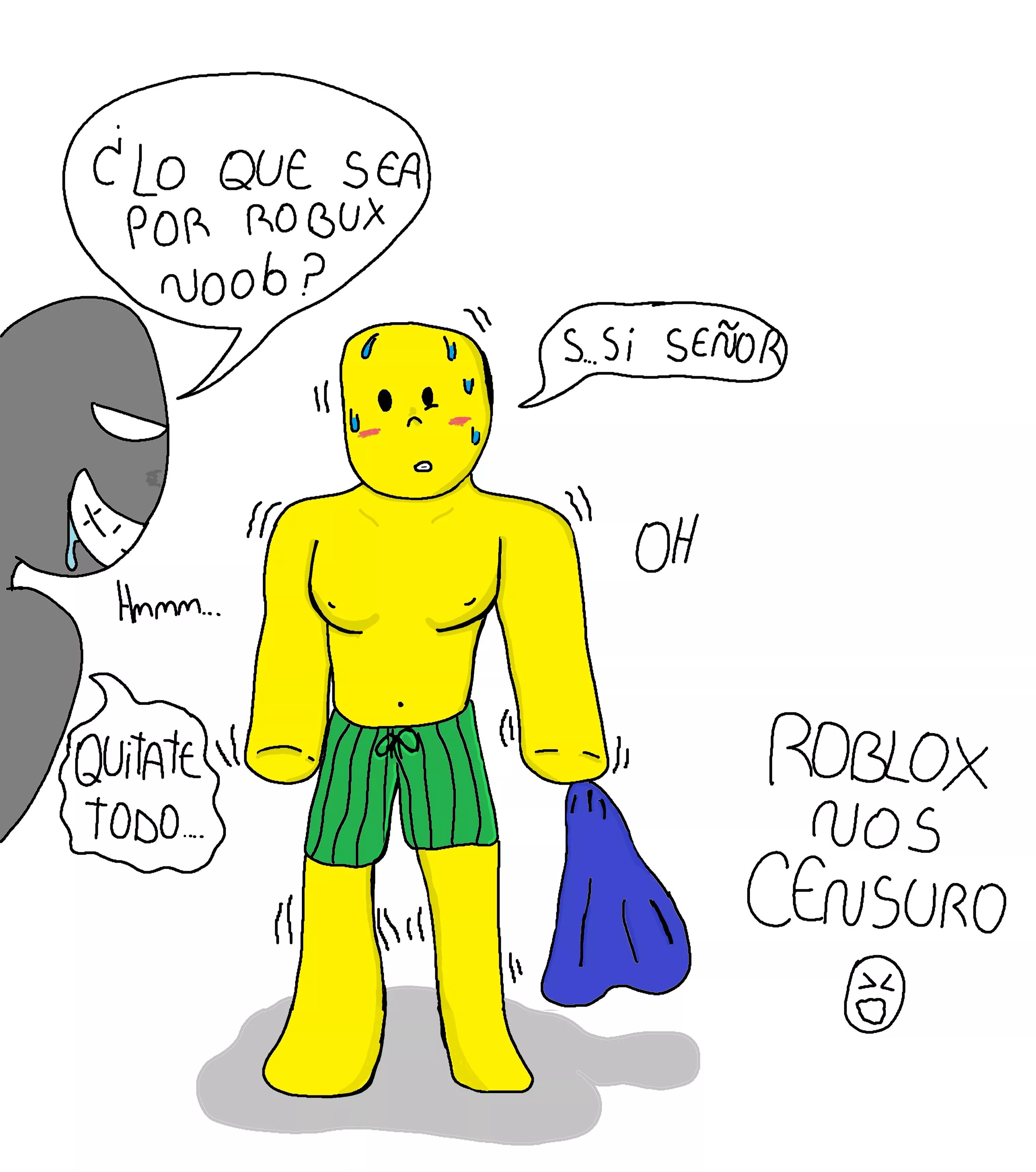 Noob hace lo que sea por robuxs