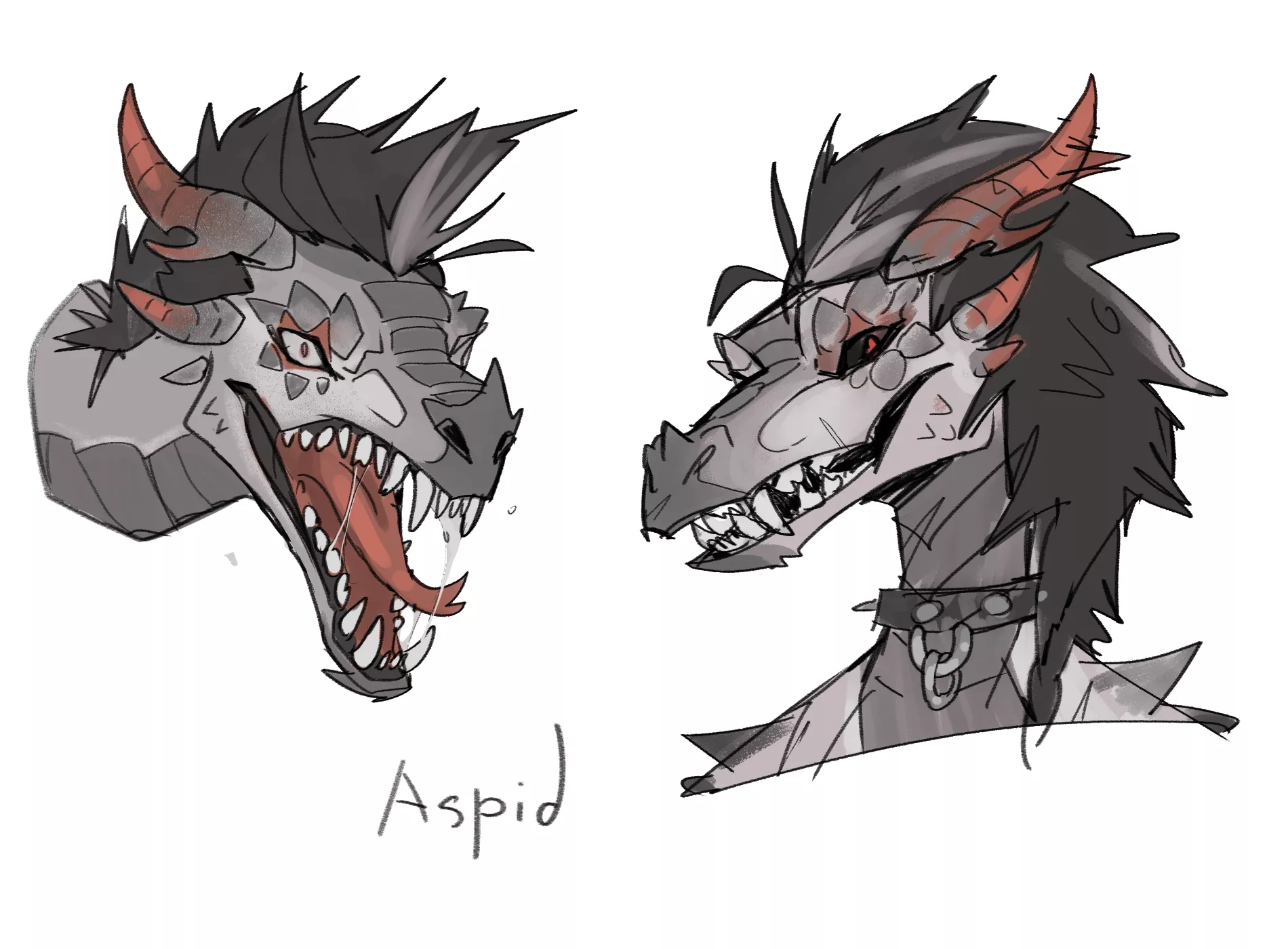 One of my main OC's. Aspid or Leroy - his original name :3 Chaotic character as possible)