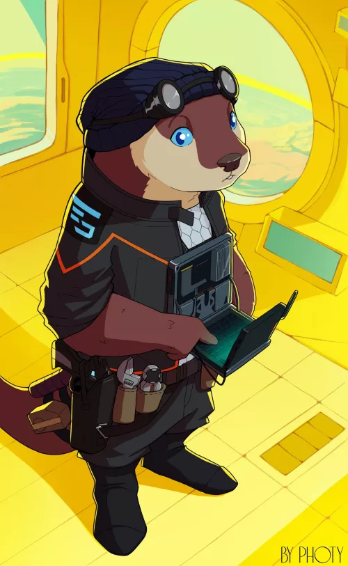 Otter in Engineer Mode (by me) [comms open]