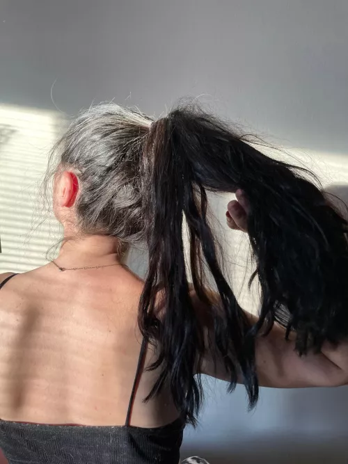 Pull me back by my hair and slide in