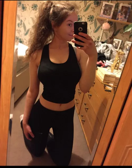 Quite the hefty sports bra