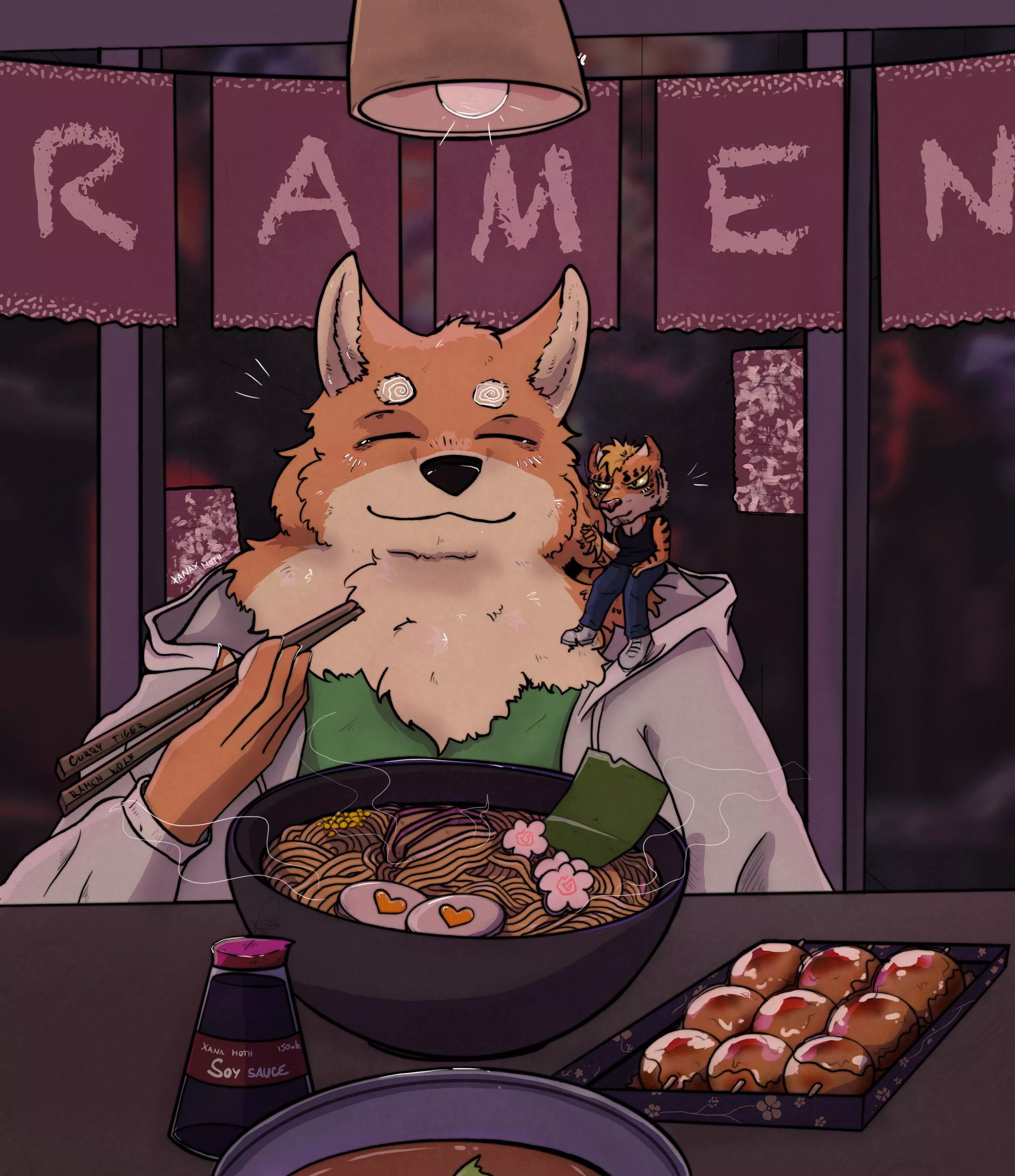 Ramen wolf (art by me)