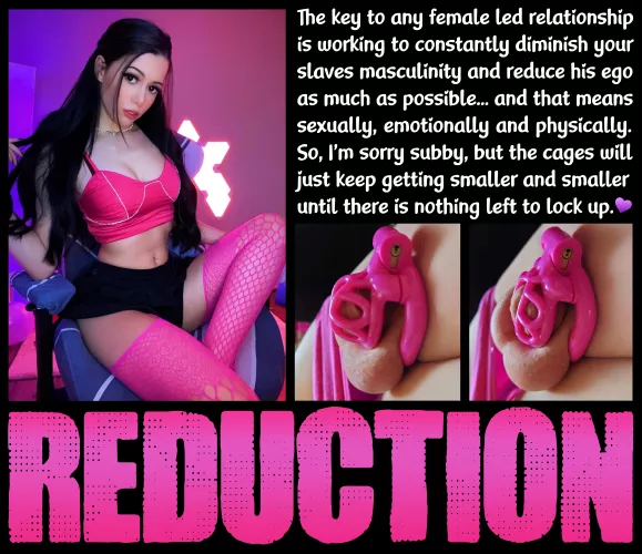 REDUCTION [chastity] [femdom] [shrinking]