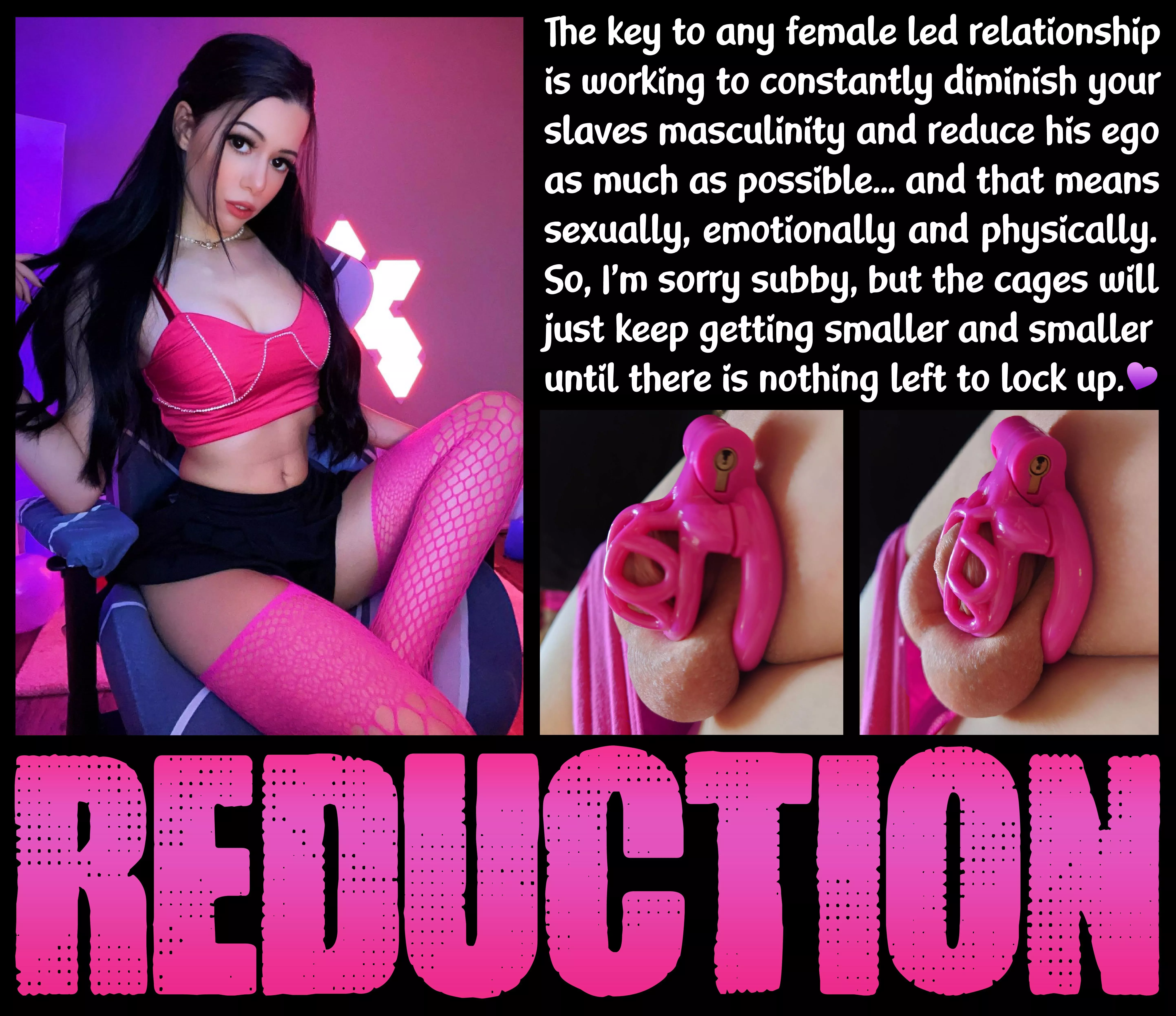 REDUCTION [chastity] [femdom] [shrinking]