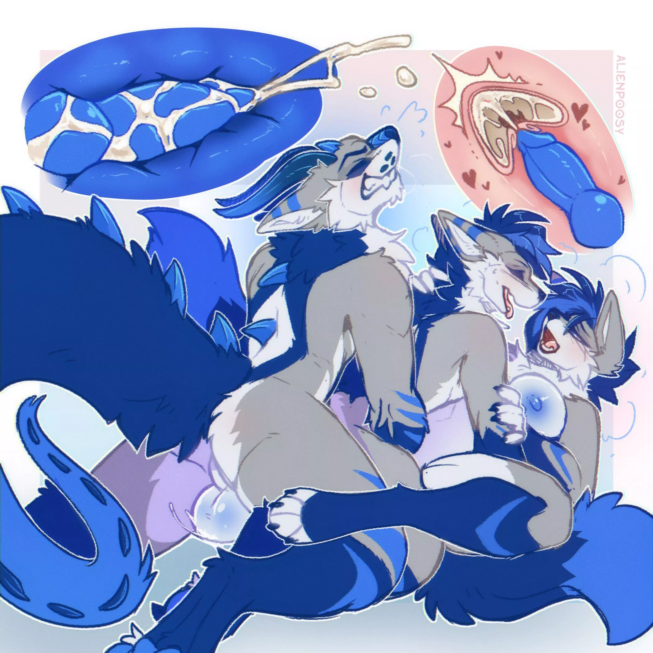 Self Threesome Action [MMF] (Alienpoosy)