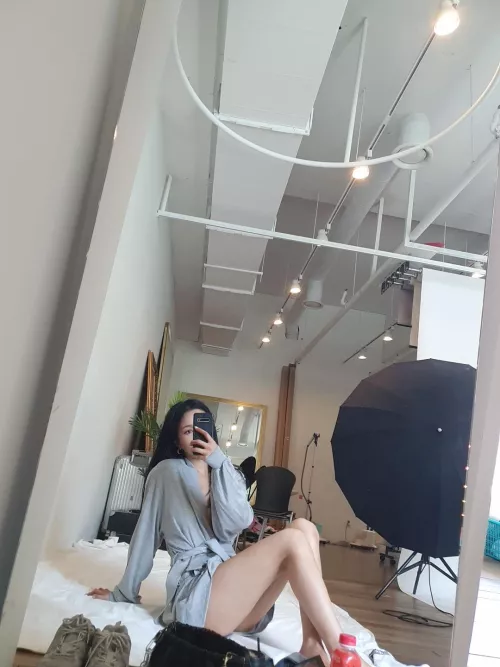 Selfie during the photoshoot✌️