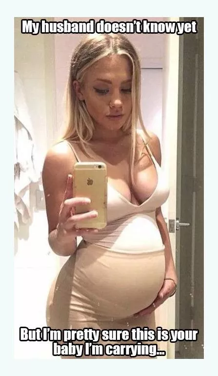 Should I tell him? It's probably easier if he just thinks it's his...