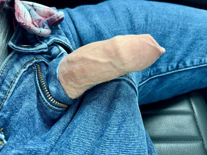 Soft, uncut car cock?