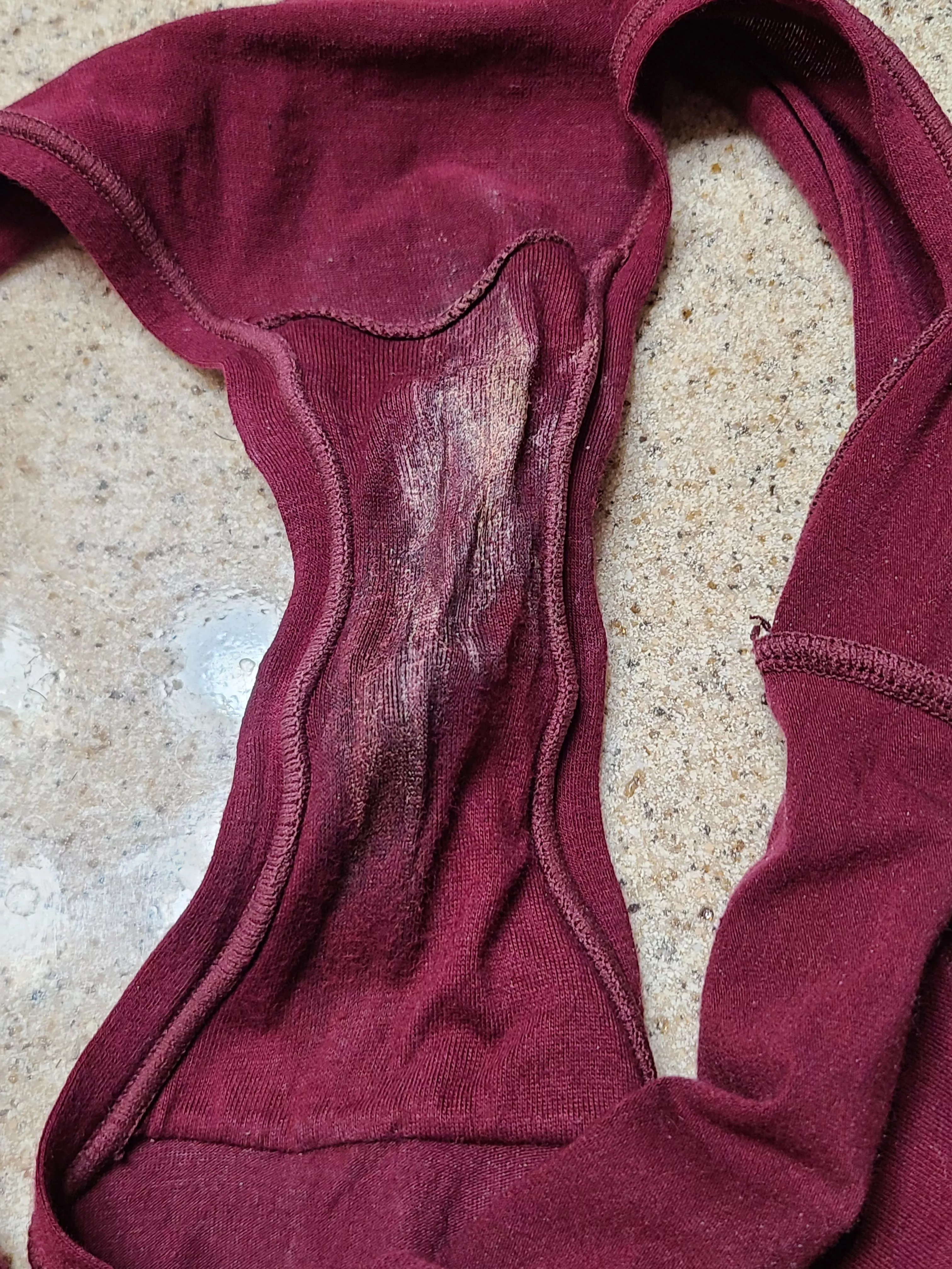 Warm stinky panties! Wrap your cock around them!