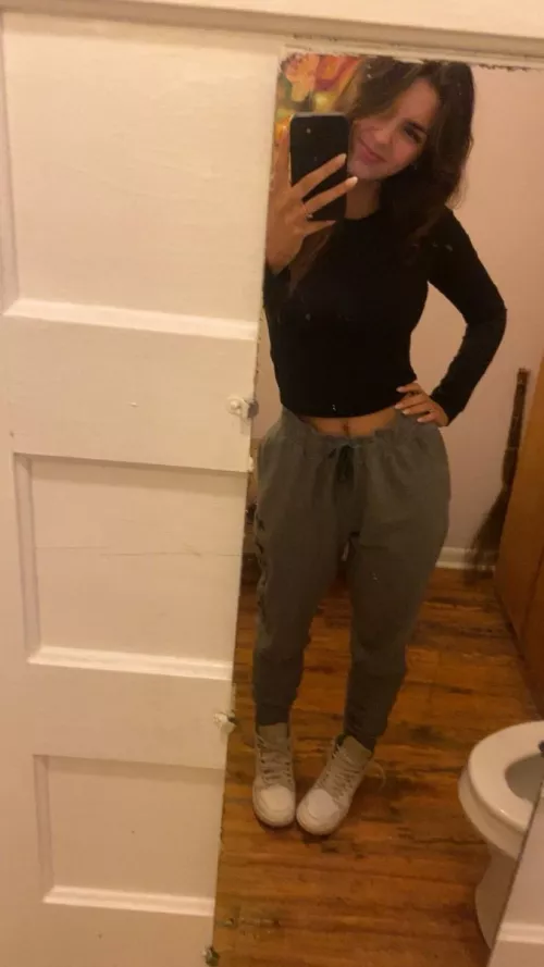 Was about to wear this top out but it kinda look awkward, what do you think