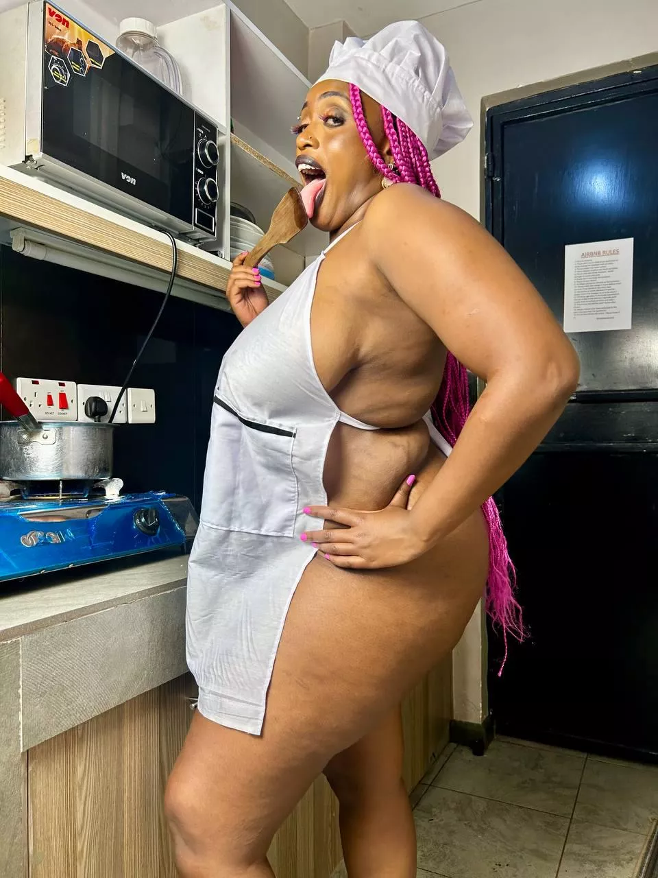 We should probably have breakfast in bed [f]