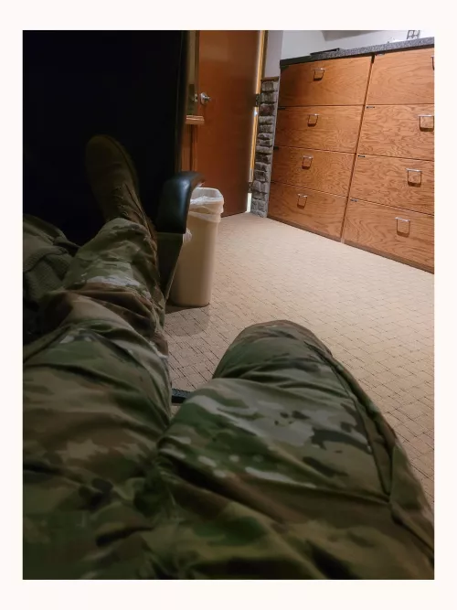 What would you do if you walked in the office and seen my pants like this?