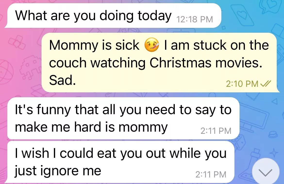 When all it takes is the trigger word… “Mommy” When all it takes is the trigger word… “Mommy”