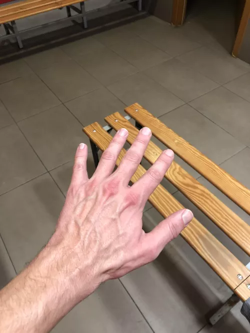 Where do you put my hand on your body?