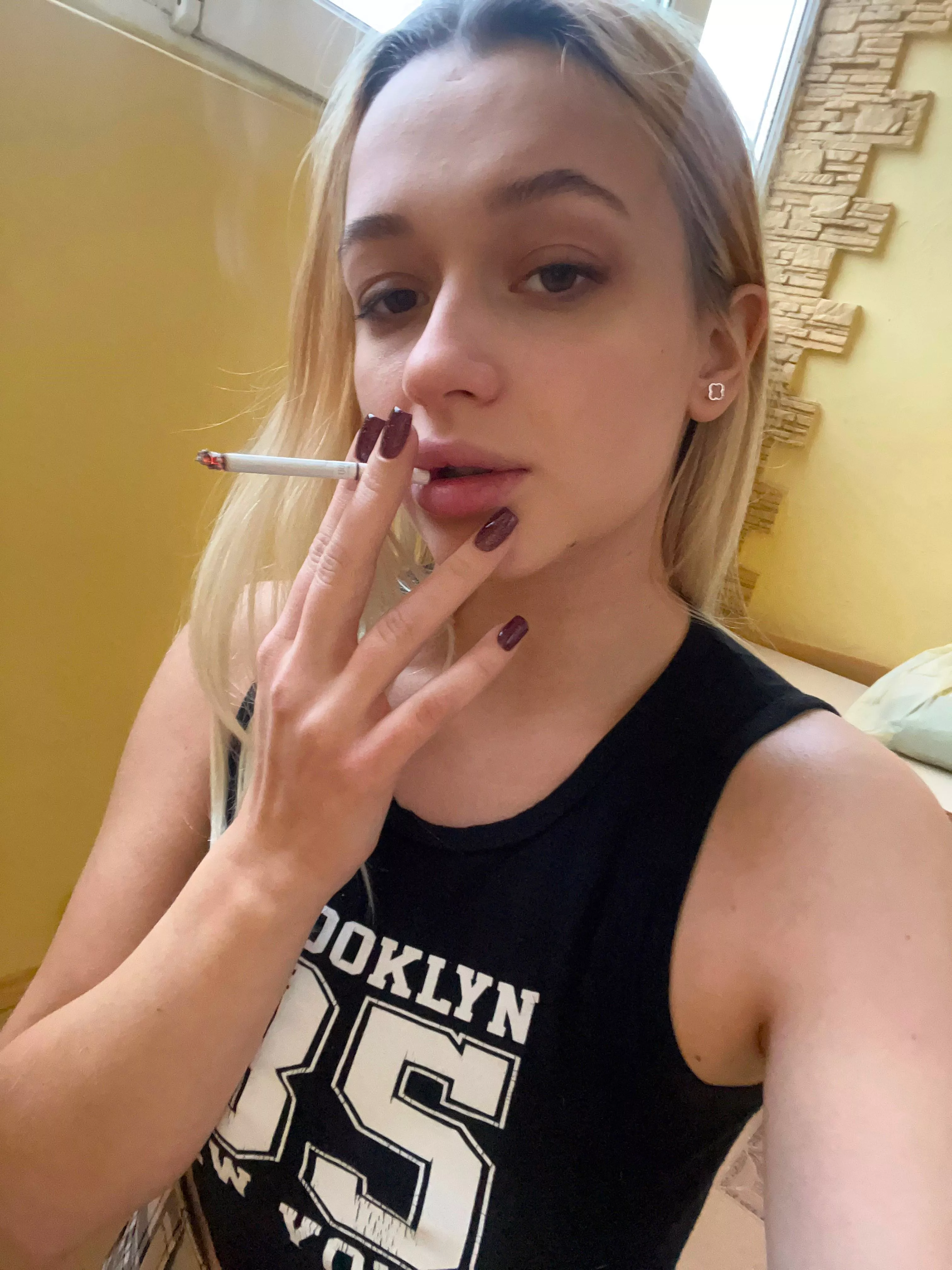 after a cigarette, I'll take your dick