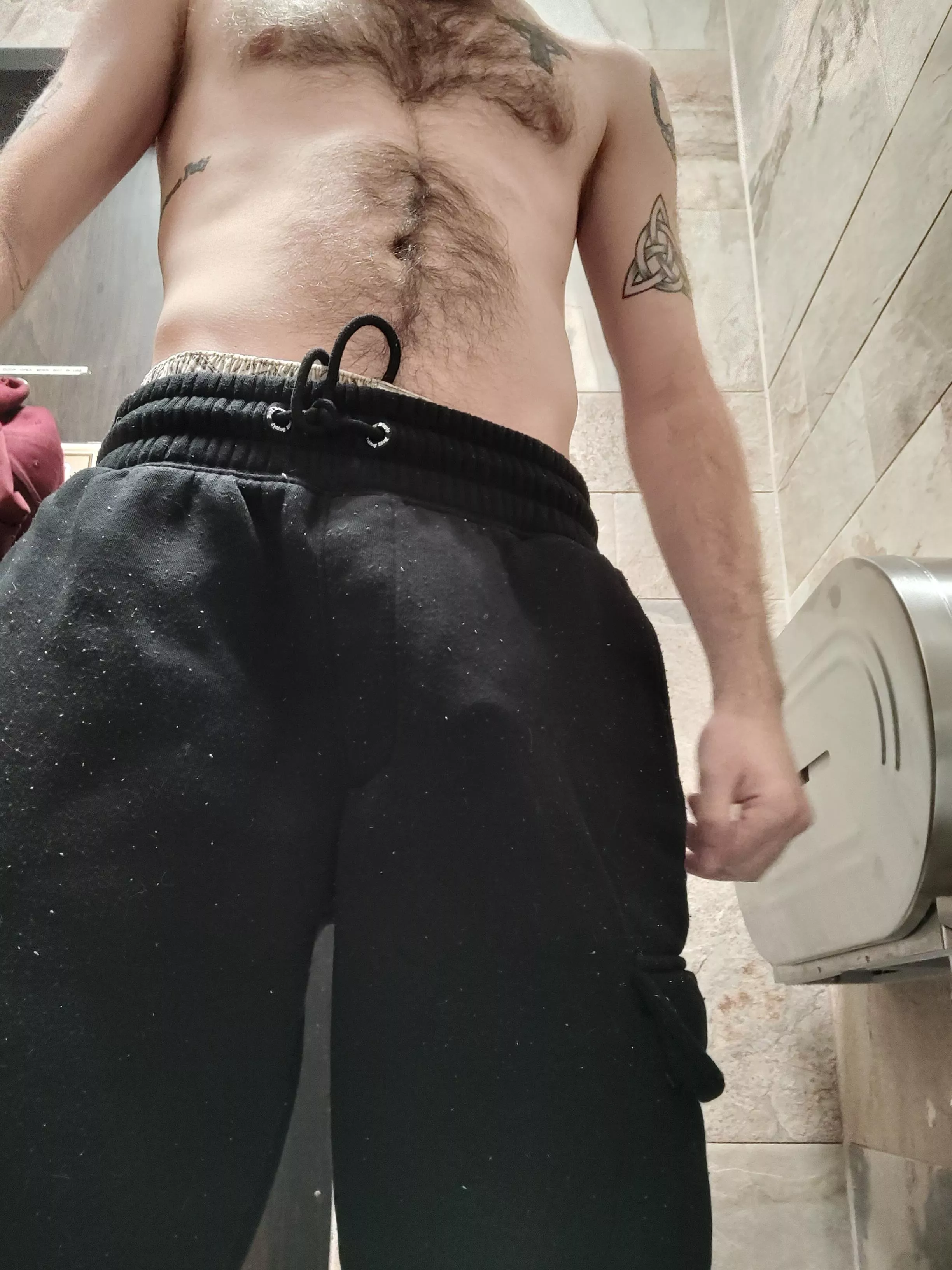 All my coworkers kept staring. Didn't realize it was that noticable. Oops