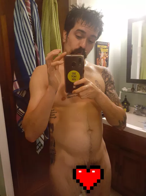 Always gotta shower before gaming