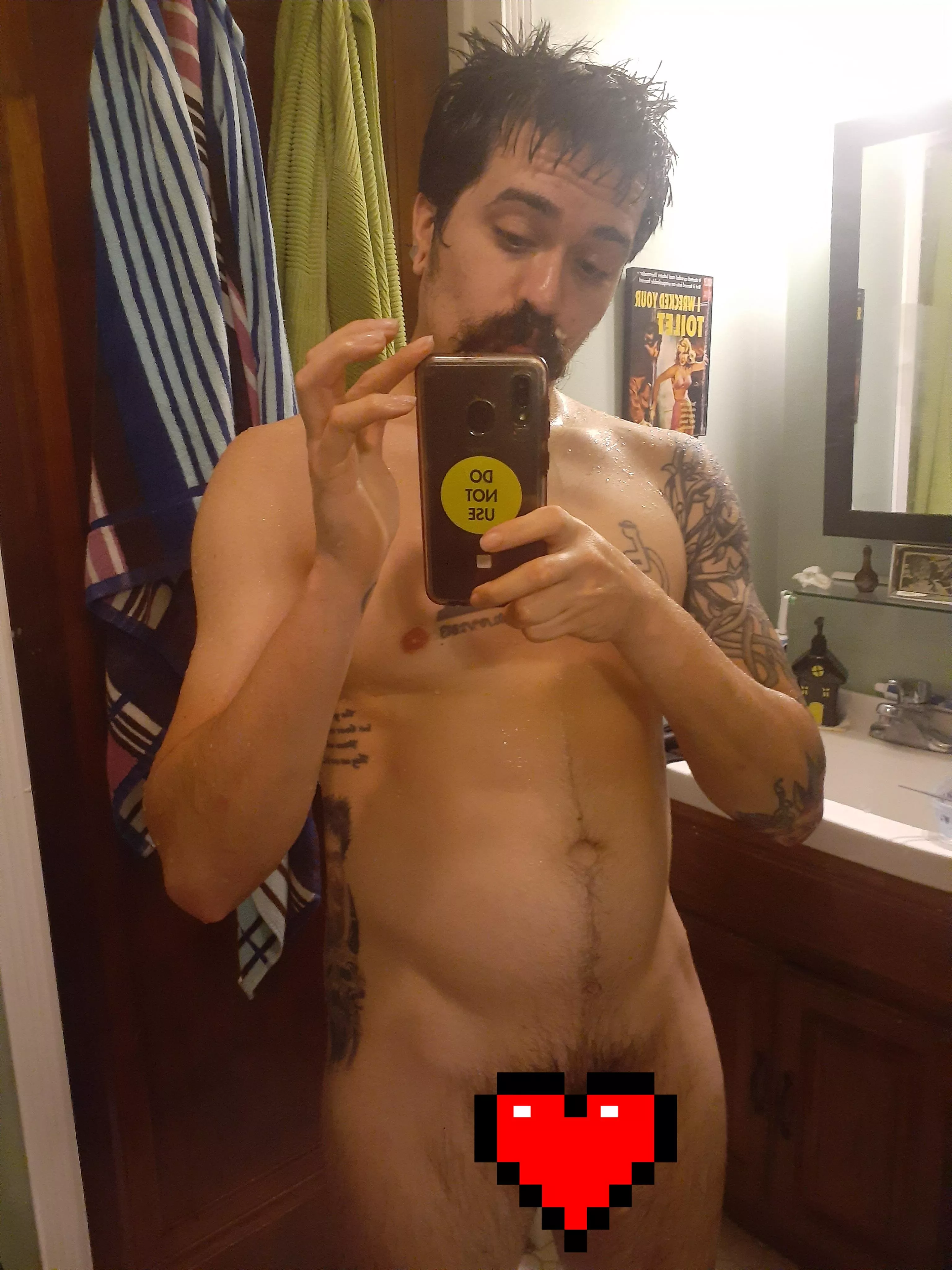 Always gotta shower before gaming