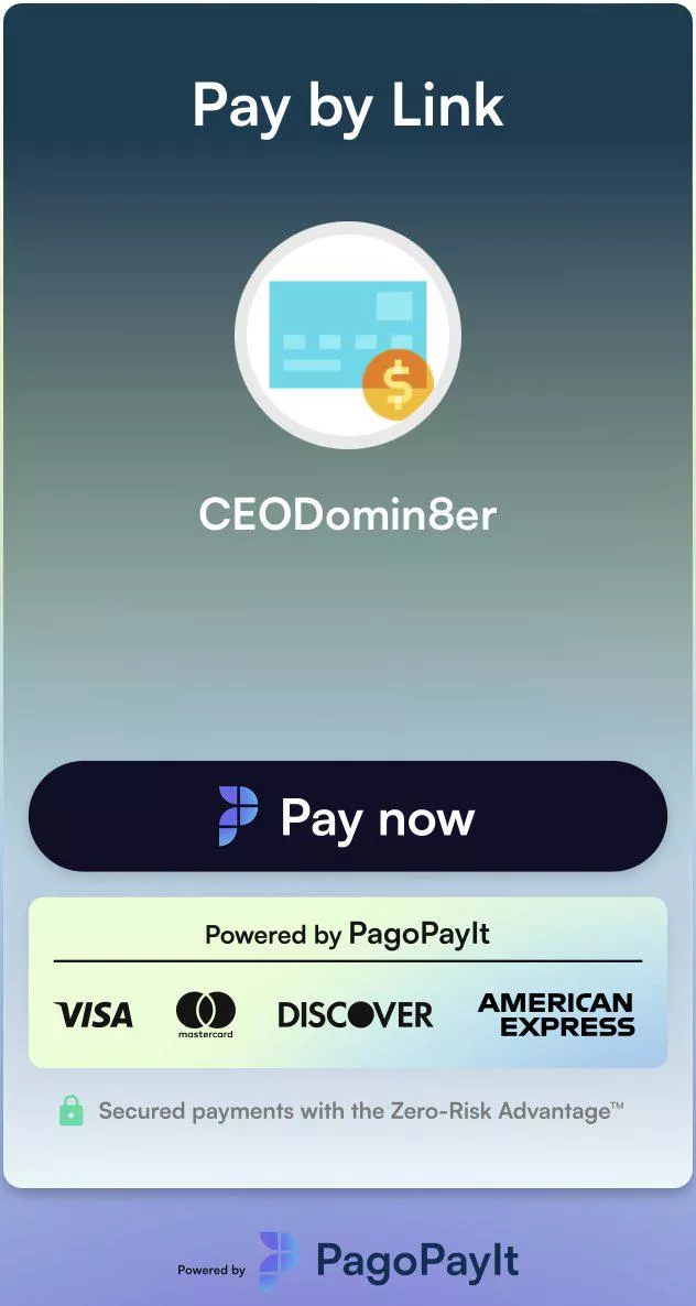 🚨ATTENTION FELLOW DOMS🚨 My platform PagoPayIt is looking for doms in the US, Canada, and The UK to try out our Pay By Link feature! If interested in a new avenue for collecting cash directly from your subs credit cards, shoot me a message or sign u