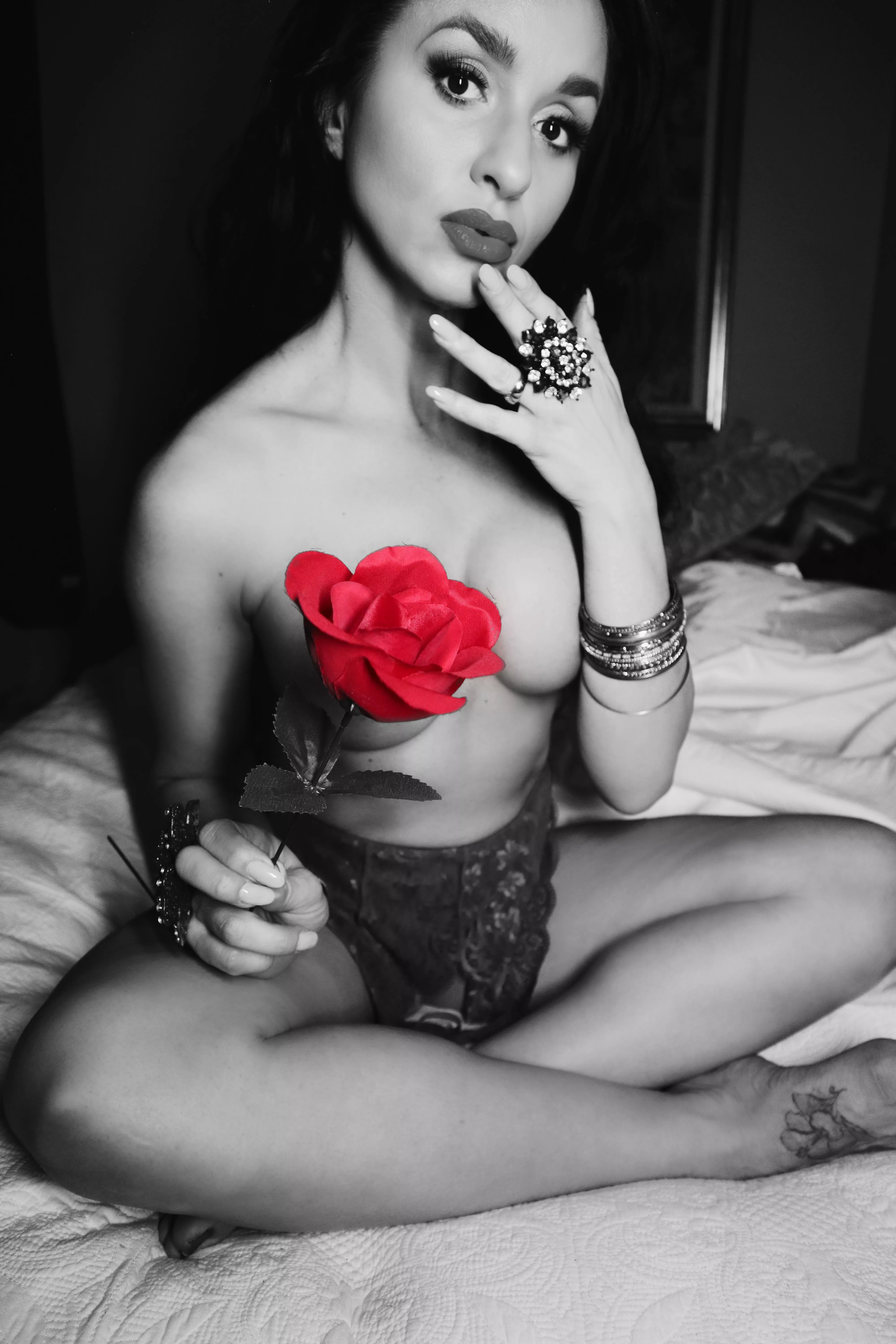 By suggestion sharing this rose