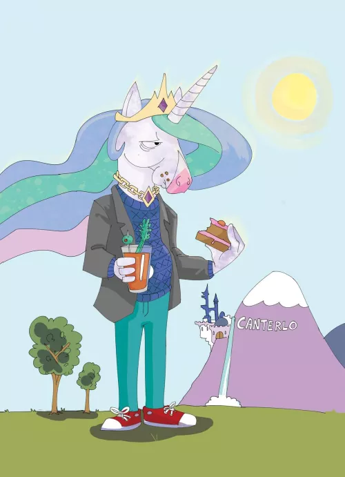 Celestia Horseman (my art ^_^)